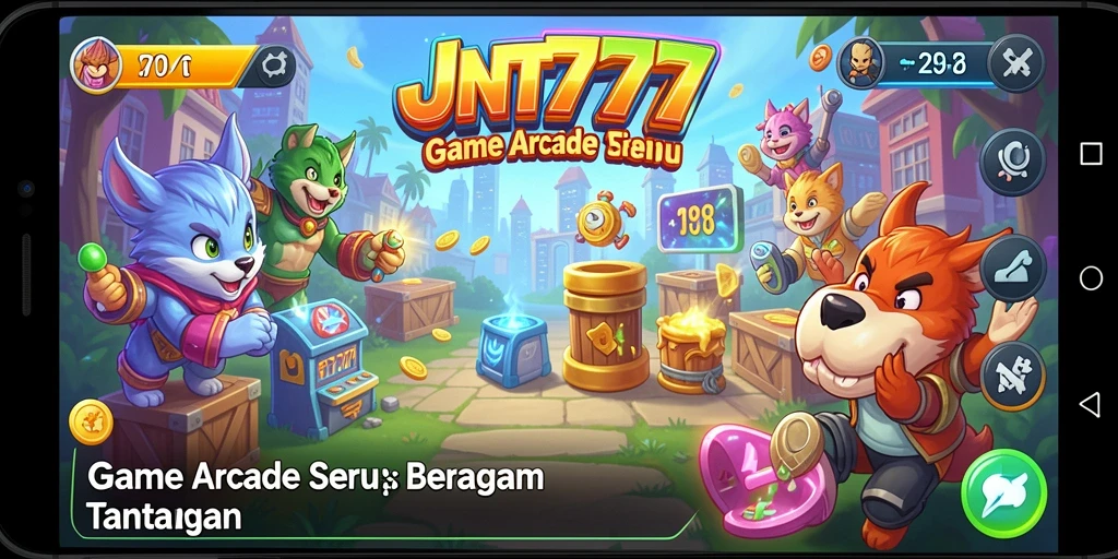 Tampilan gameplay <strong>JNT777</strong> yang seru dan menantang.