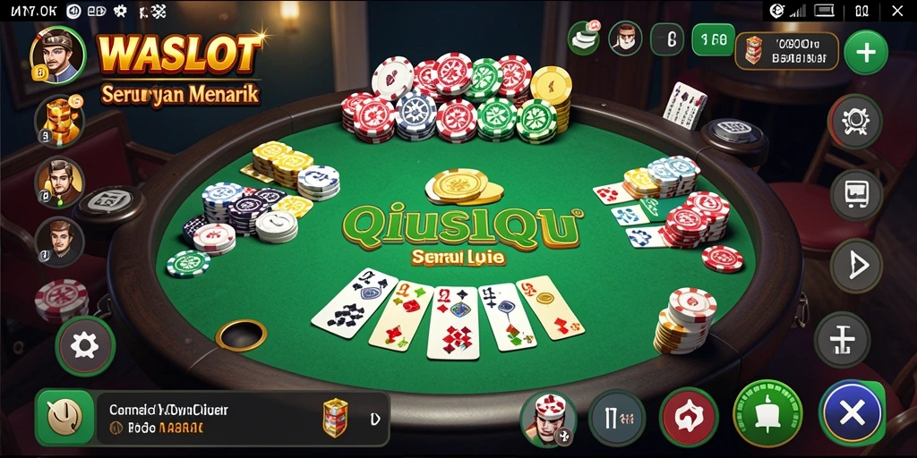 Screenshot gameplay QiuQiu WASLOT menunjukkan momen seru permainan.